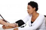 checking blood pressure readings