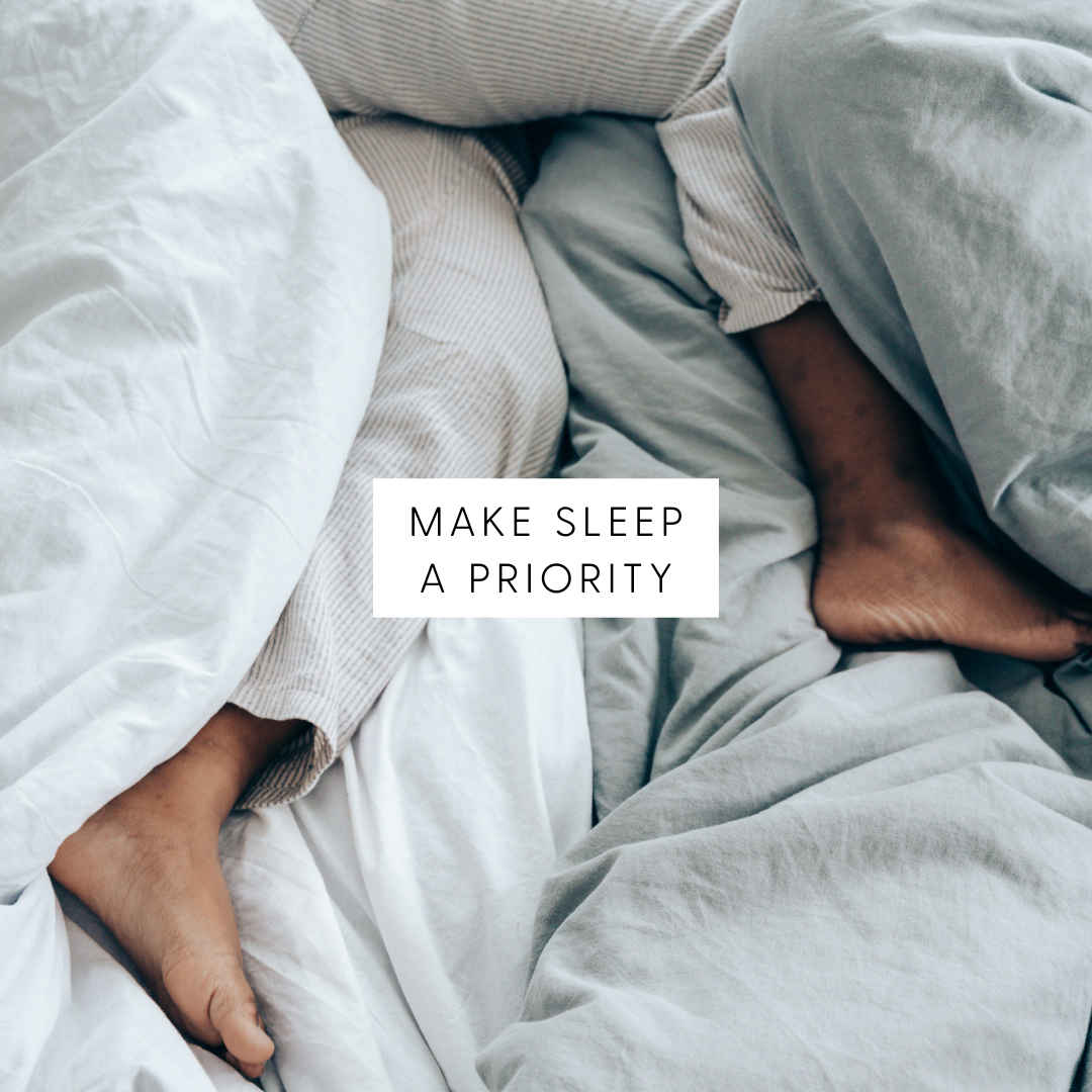 make sleep a priority.  https://www.info-on-high-blood-pressure.com/hidden-habits.html