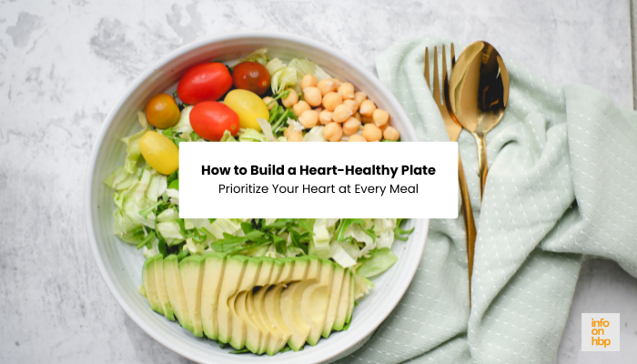 build a heart healthy plate.  https://www.info-on-high-blood-pressure.com/secrets-to-heart-healthy-cuisine.html